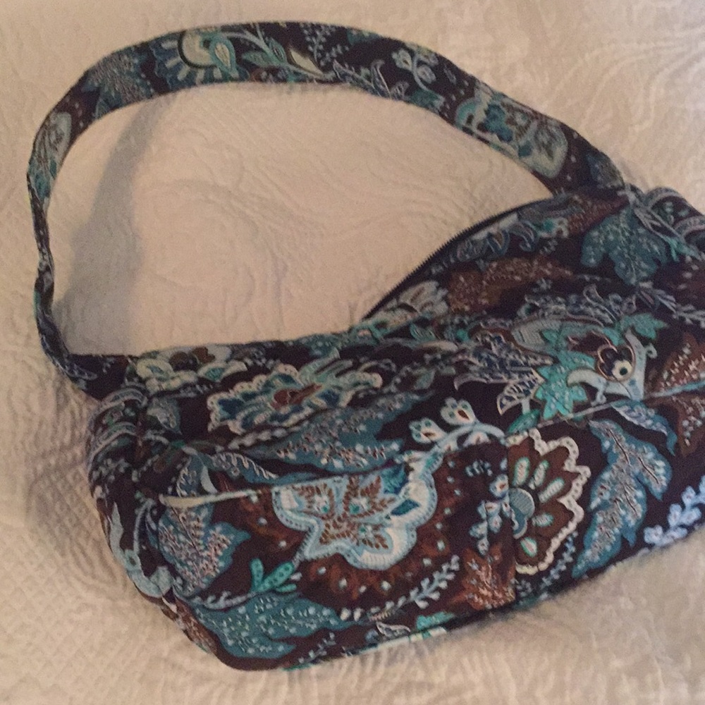 Vera Bradley Java Blue small shoulder bag - Picture 3 of 4